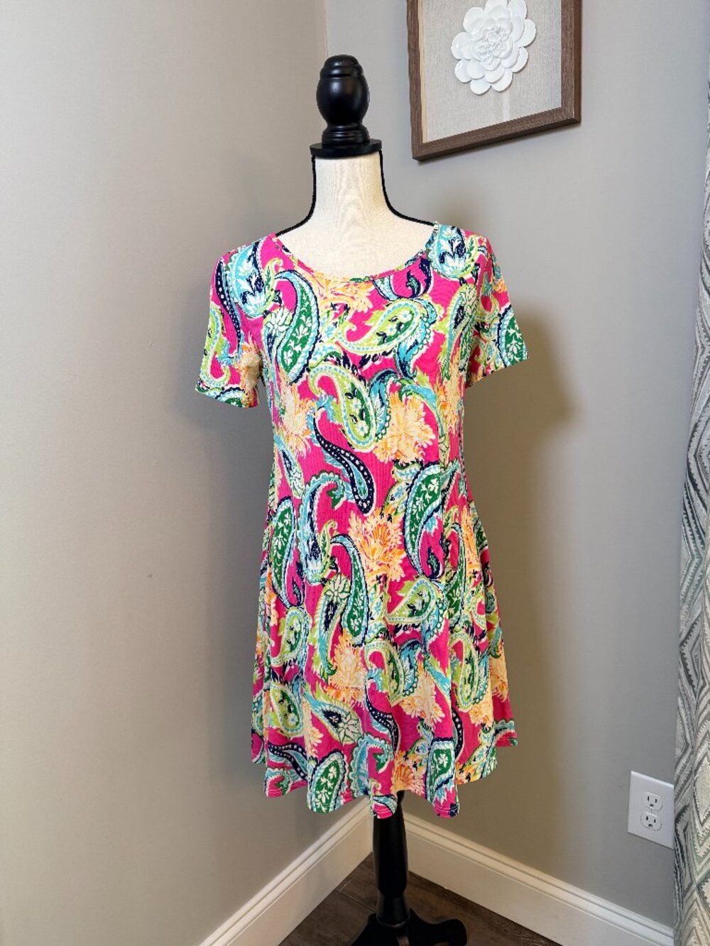 Heimish Paisley Dress NWT – Bright Multicolor Swing Dress
